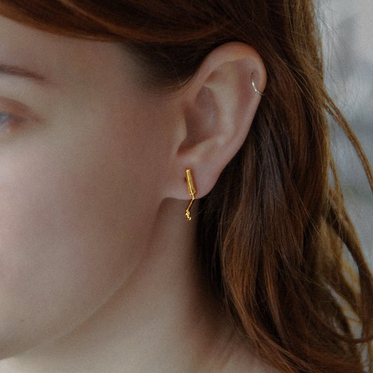 Ohrringe Gold "Chinche" - klein