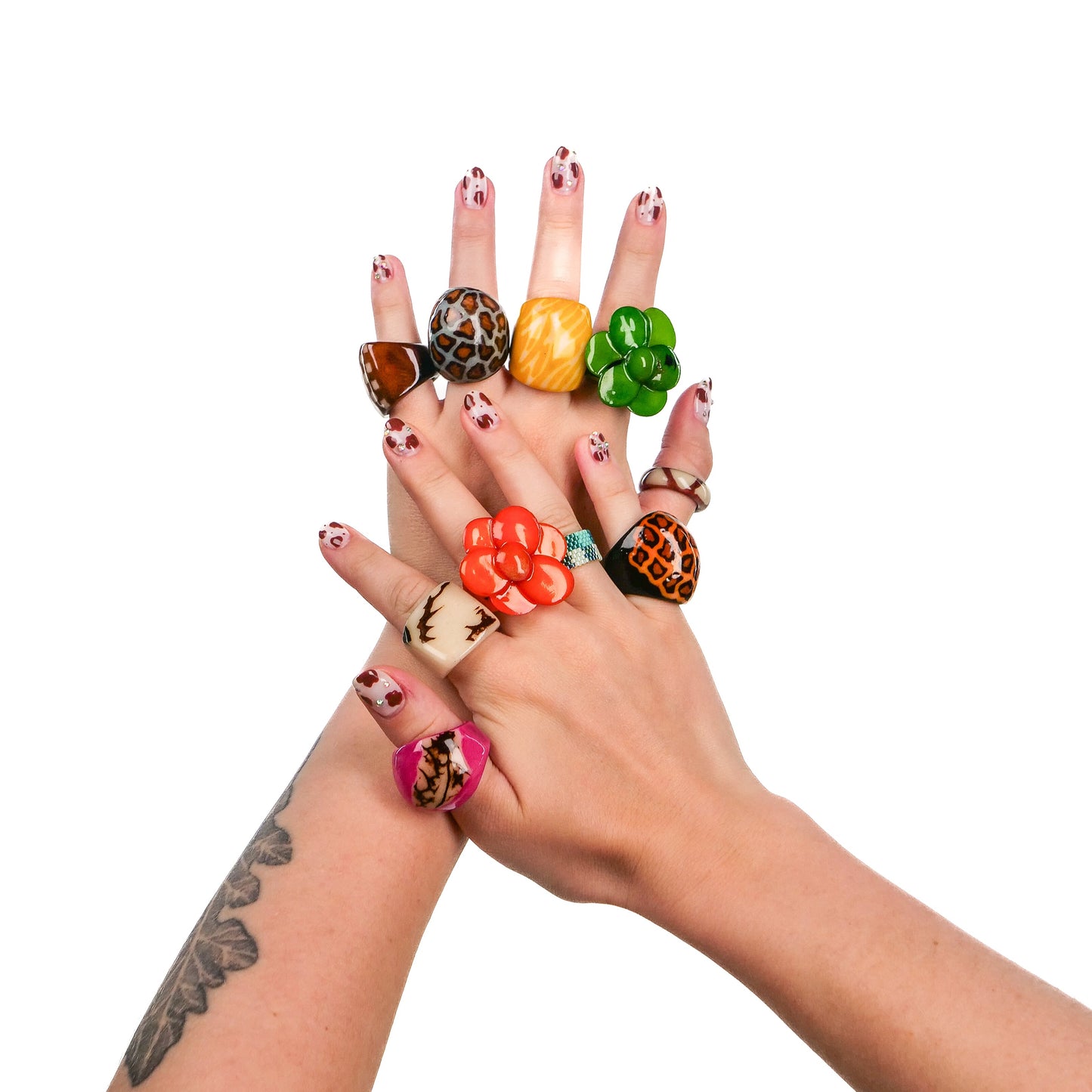 Ring Miyuki-Perlen "Perra" Blau