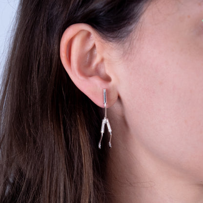 Ohrringe Silber "Chinche" - gross