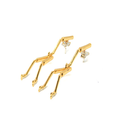 Ohrringe Gold "Chinche" - gross