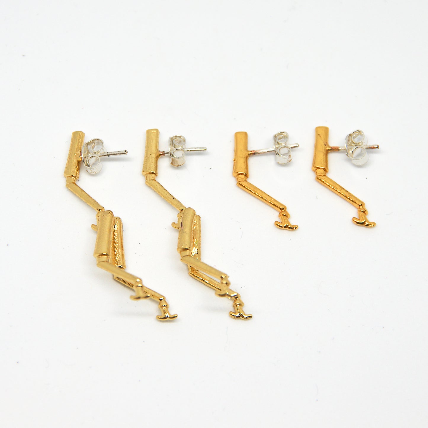 Ohrringe Gold "Chinche" - gross