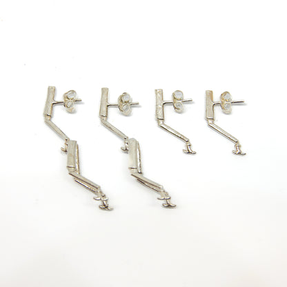 Ohrringe Silber "Chinche" - gross