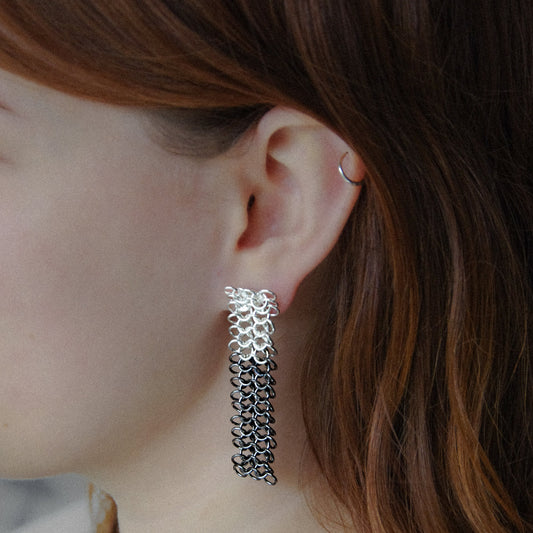 Ohrringe Silber "Piel"