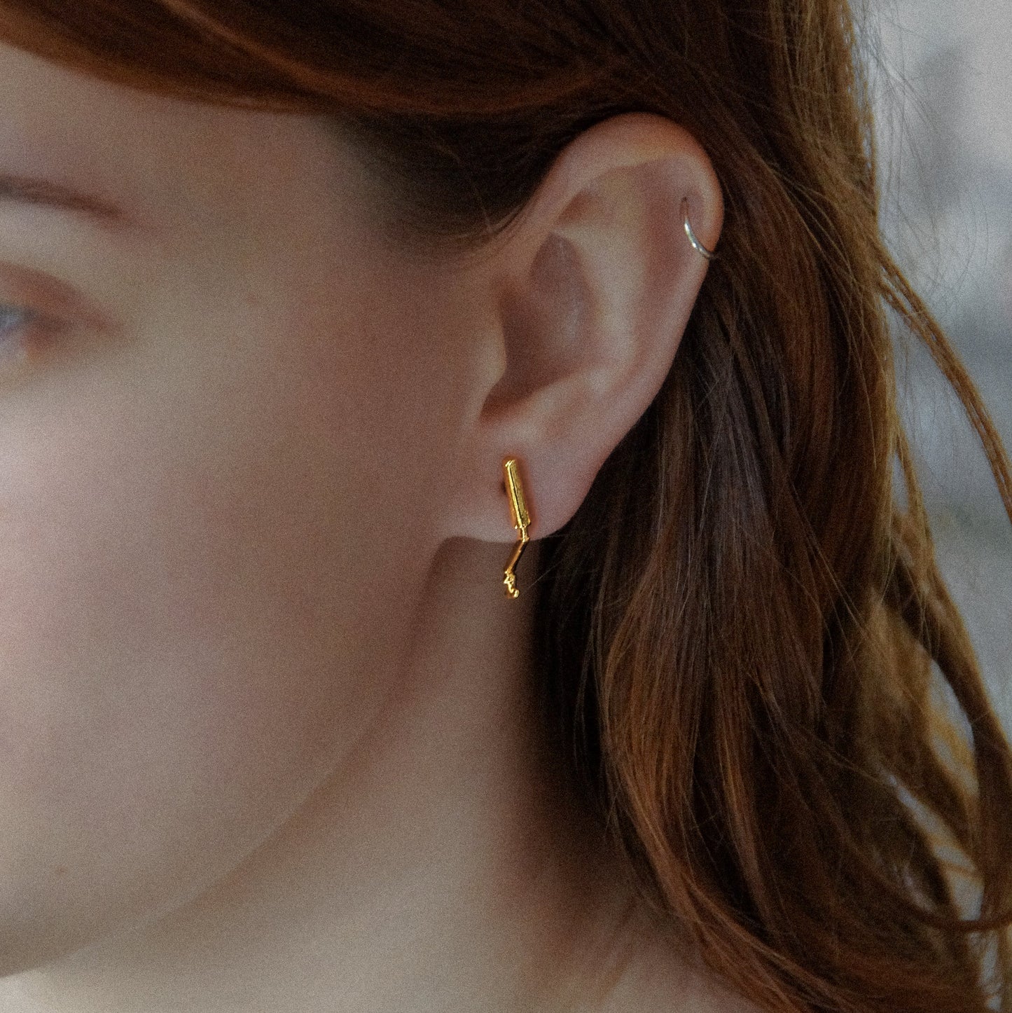 Ohrringe Gold "Chinche" - klein