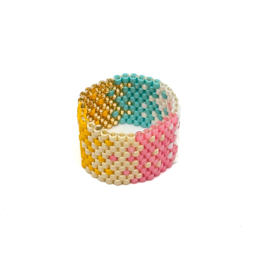 Ring Miyuki-Perlen "Loca"