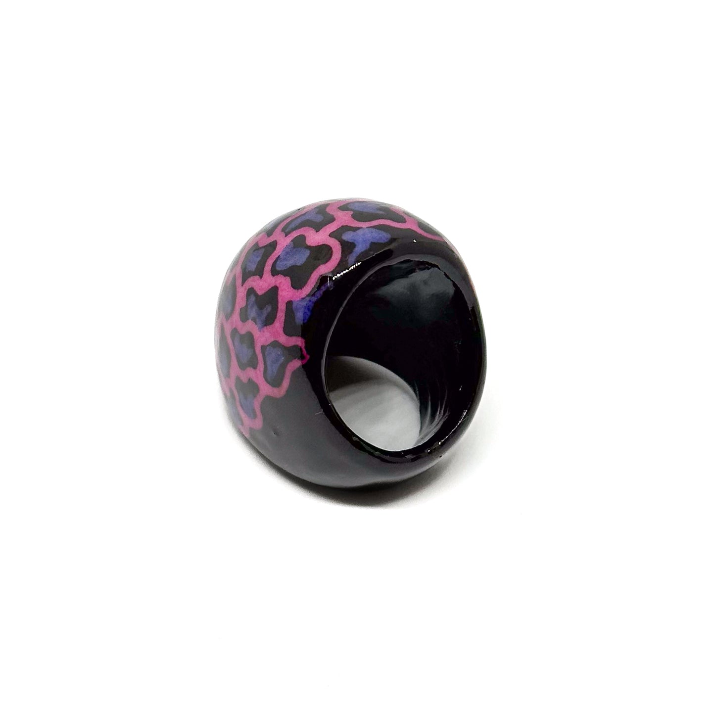 Ring Tagua "Leo" in Pink